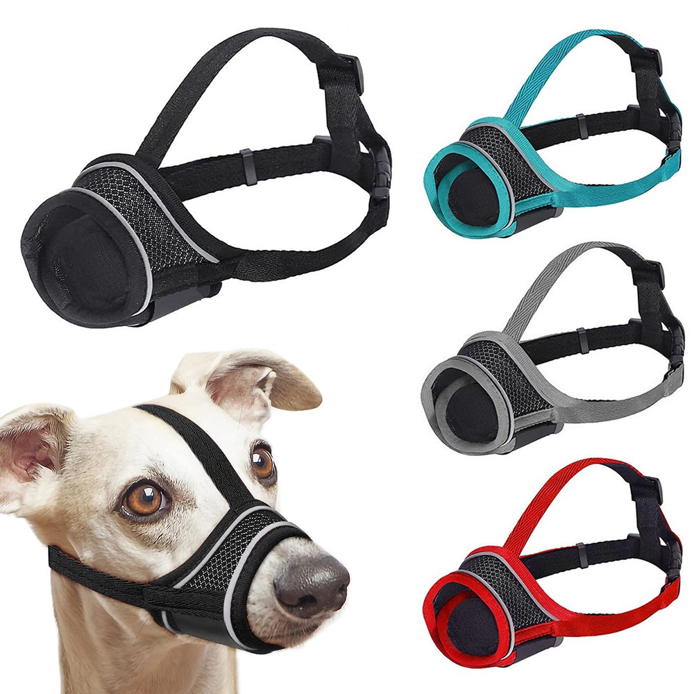 Durable Dog Muzzle with Adjustable Loop - Mouth Cover for Training, Bark Control