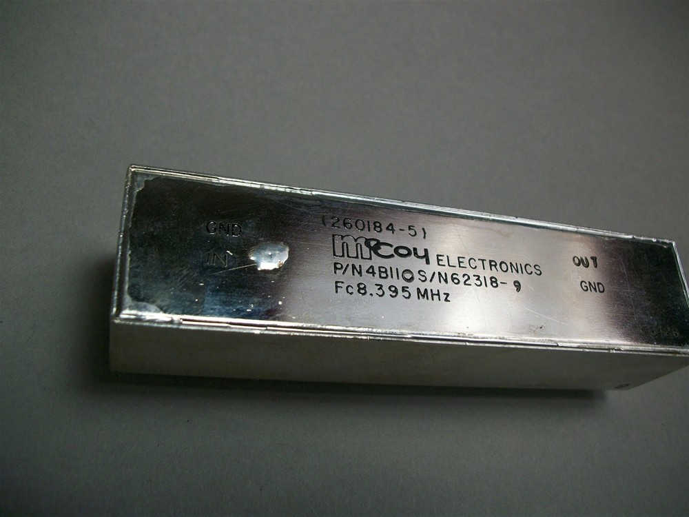 McCoy Electronics 4B11O Crystal Filter 260184-5