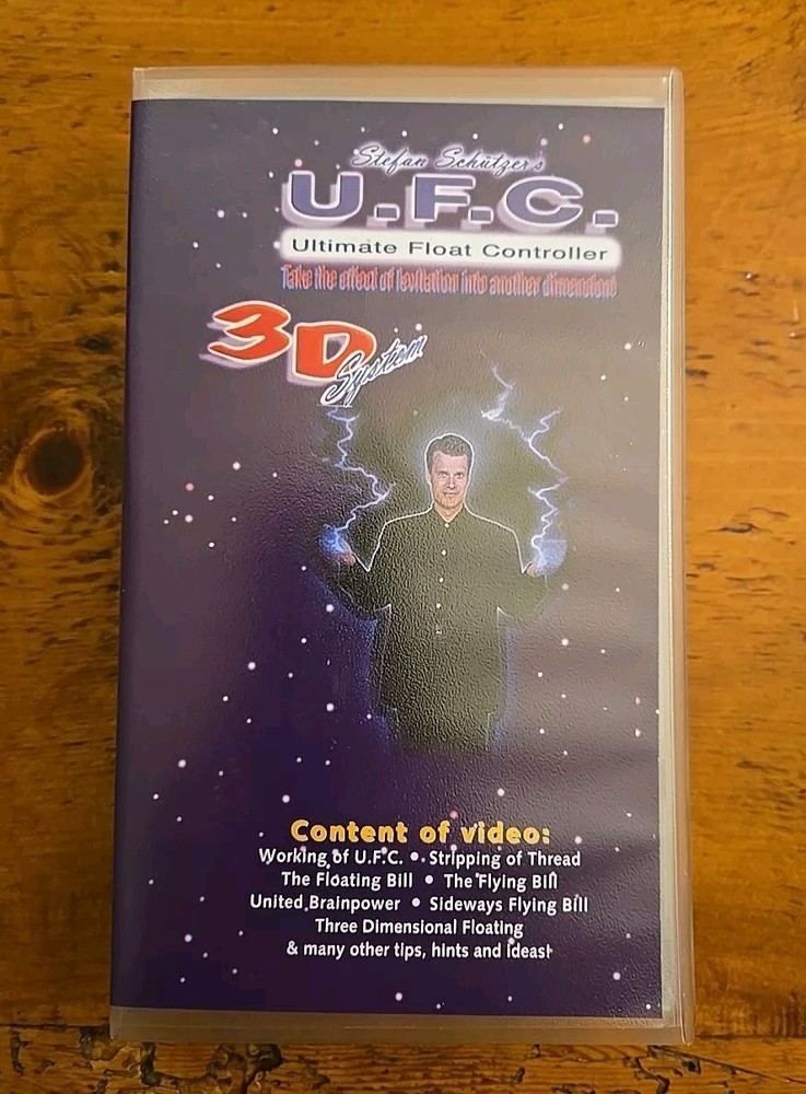 Stefan Schutzer's UFC Ultimate Controller VHS tape Magic OOP
