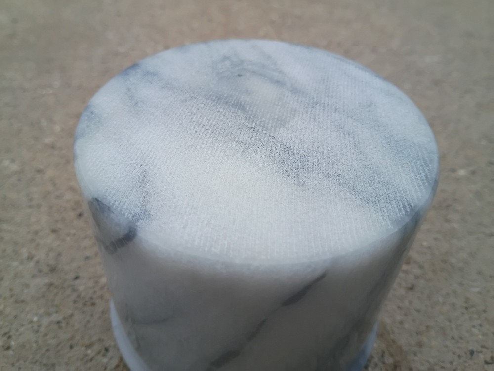 Marble Butter Keeper Crock 4.5" with Lid NICE!