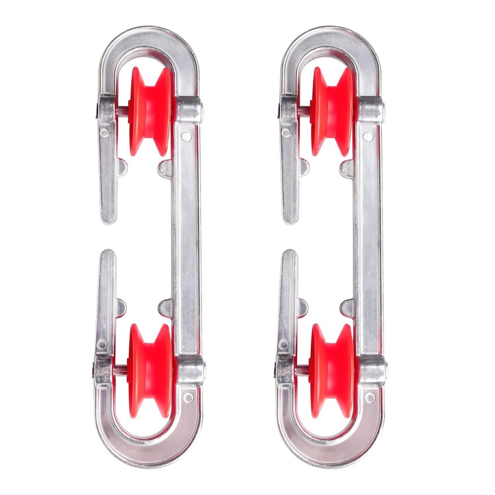 2 Pack Clothesline Spreader，Plastic Aluminum Clothesline Separator Spread