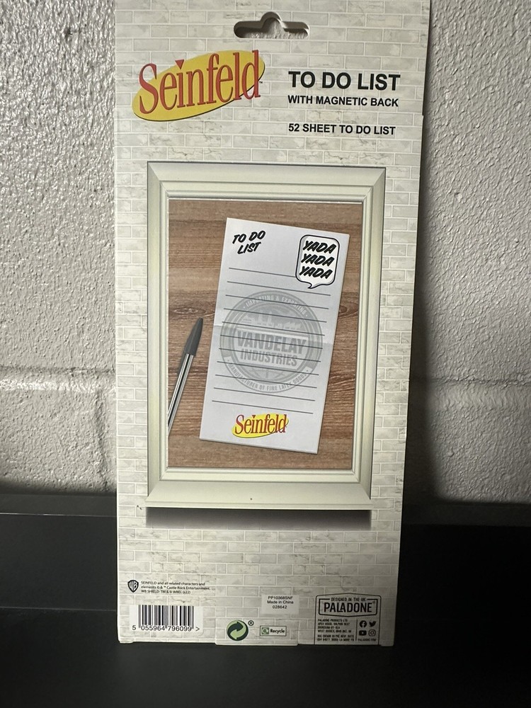 Seinfeld Magnetic To Do List.