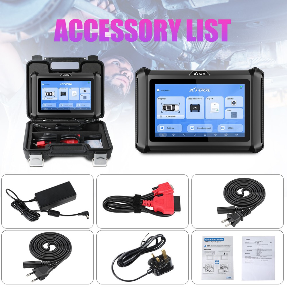 XTOOL D7S NEWEST CANFD/DOIP Bidirectional Scanner Key Programmer All System Scan
