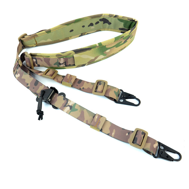 Tactical Hunitng 2 Point Sling Belt Quick Adjust Shoulder Strap with Hook
