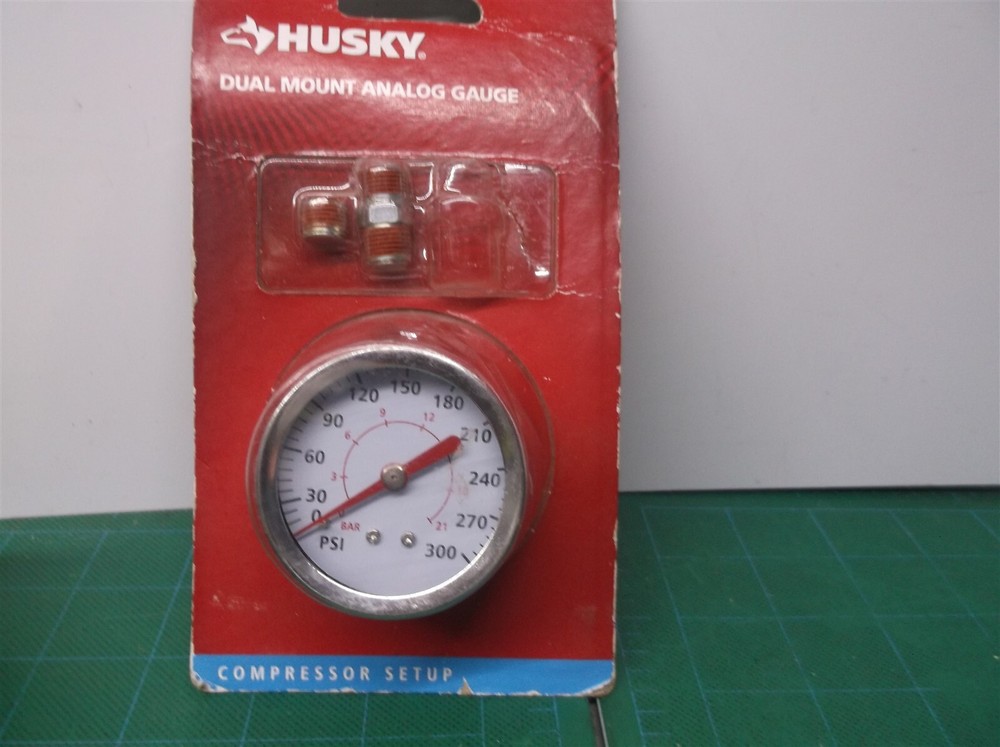 Husky Dual Mount Analog Gauge