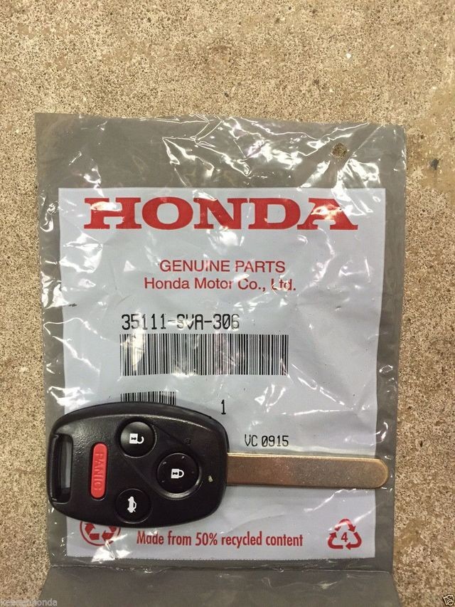 Genuine Honda Keyless Entry Transmitter 35111-SVA-306