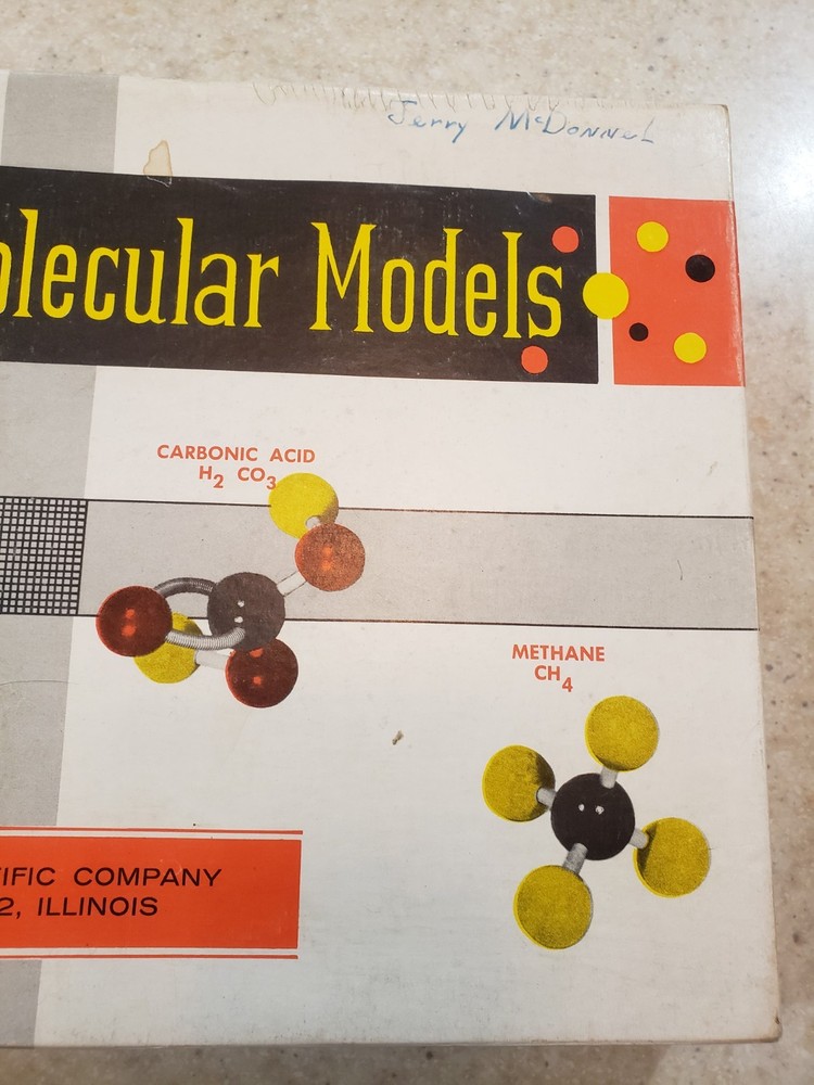 Stansi Molecular Model No. 9420 1950's 98% Complete