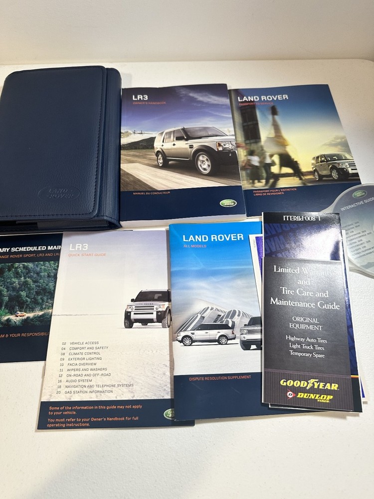 2006 Land Rover LR3 Owner's Manuals Set