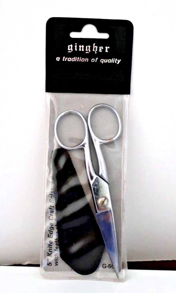 GINGER - 5" KNIFE EDGE CRAFT SCISSORS - NEW