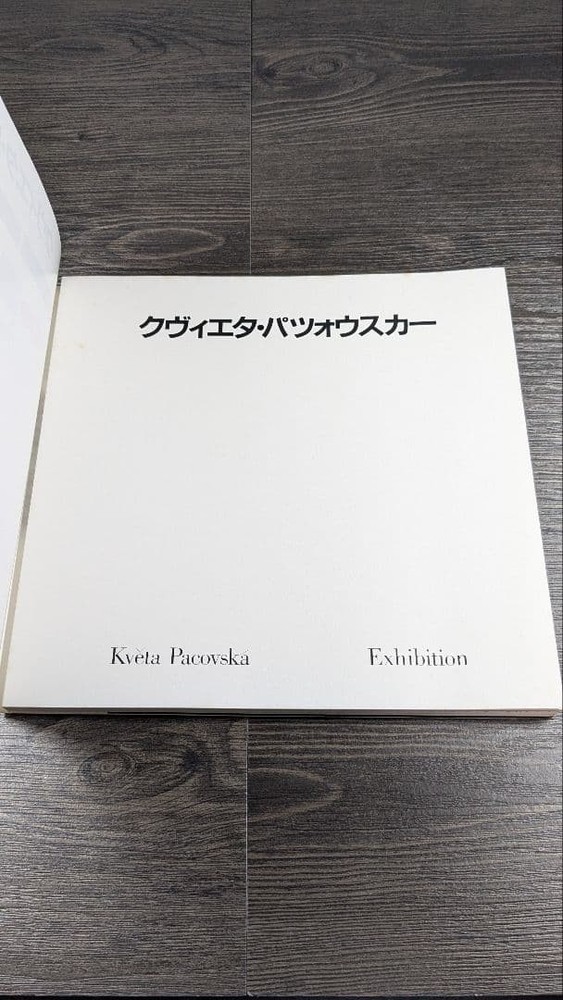 Exhibition Catalog Květa Pacovská