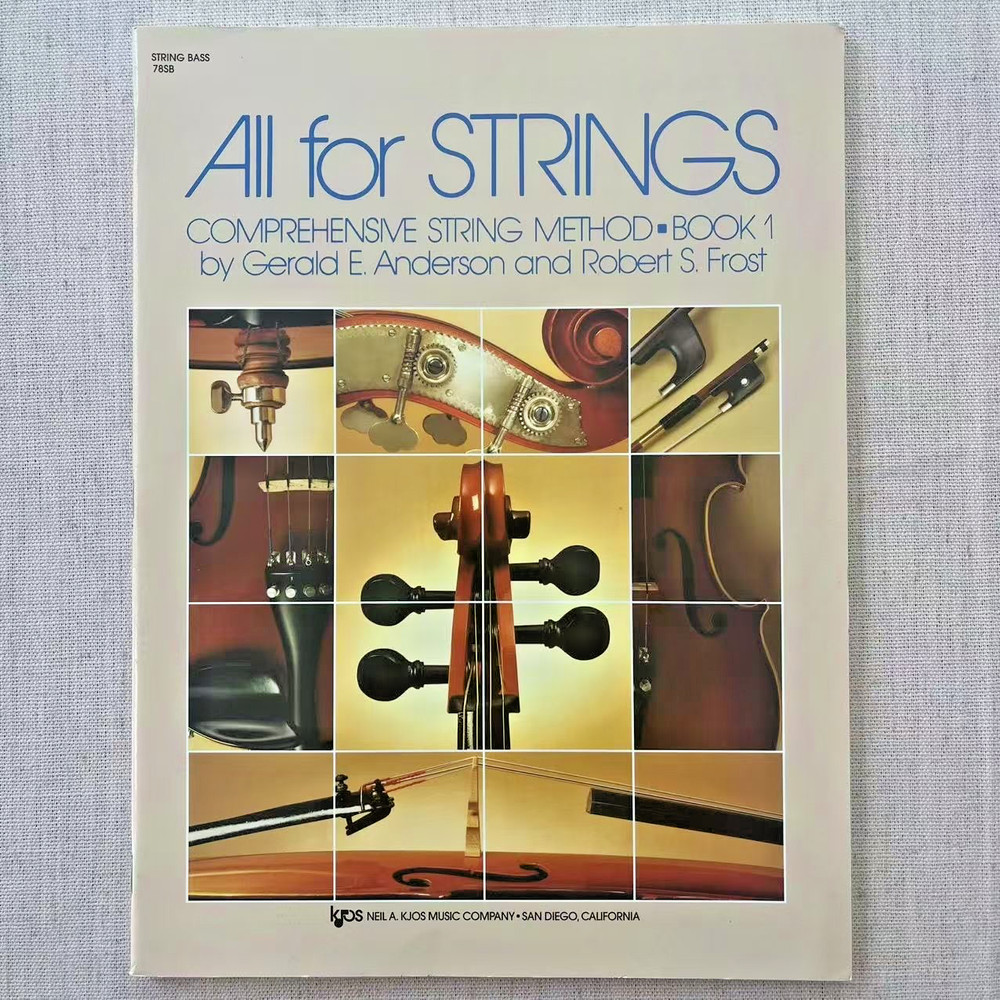 All for strings, String Bass: Book 1, Comprehensive String Method - 78SB