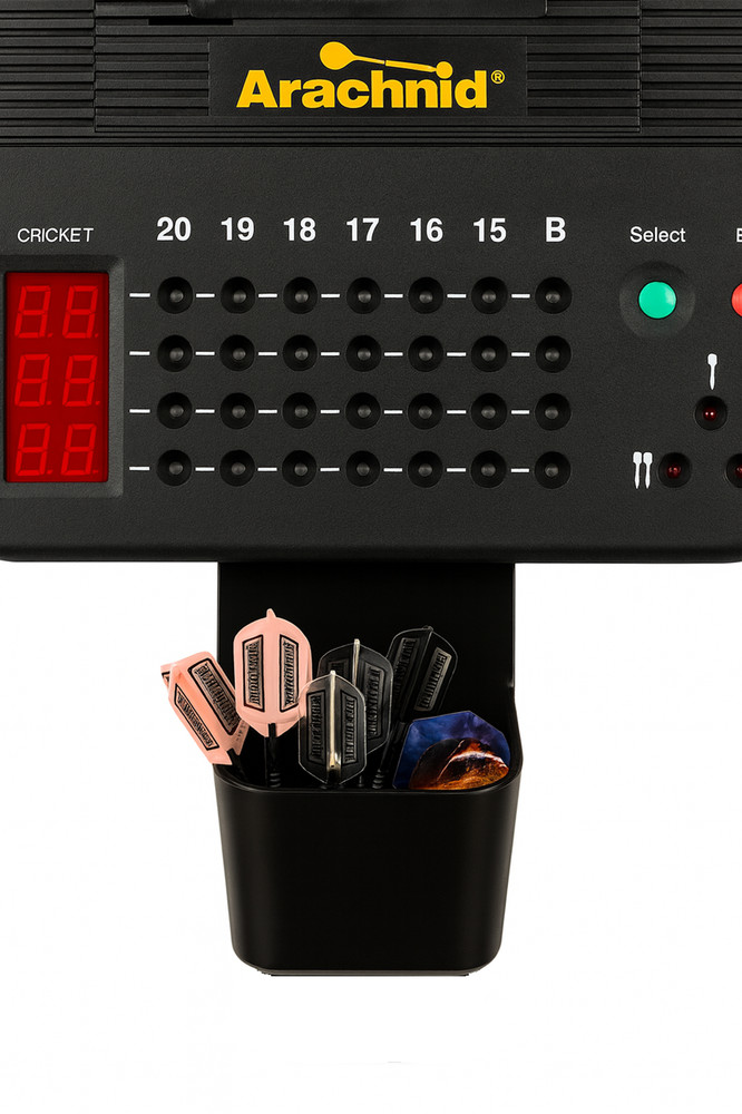Dartboard Accessory Storage System; Perfect for Arachnid Dartboards