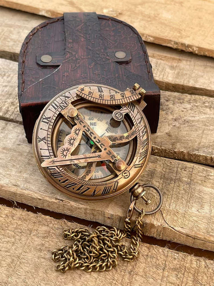 Compass Personalized Engraved Compass Christmas Gift Vintage