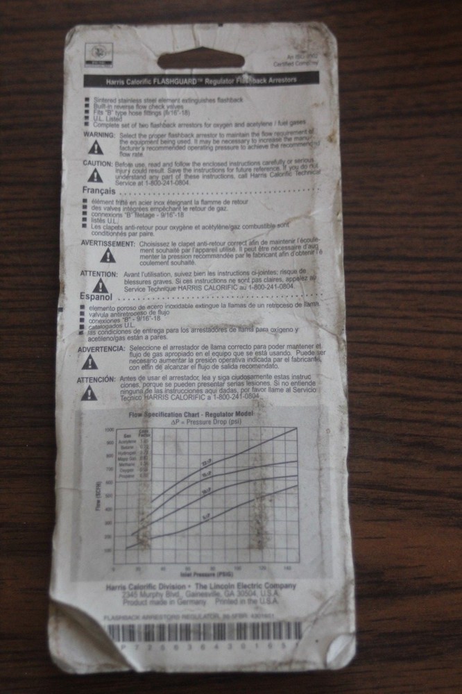 Harris Flashguard Flashback Arestors 88-5FBRL