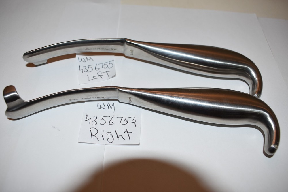 BAUER SIGMOID NOTCH RETRACTOR 8" ( LEFT  & RIGHT )