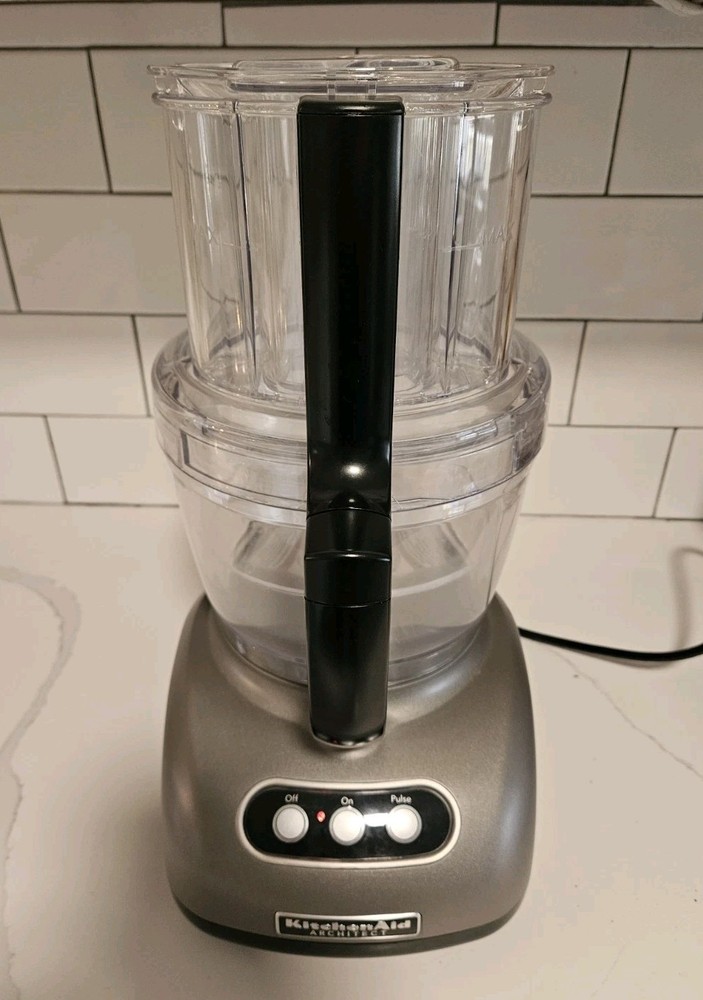 KitchenAid Architect 7-Cup Food Processor COMPLETE SET w/ Storage Case - Tested