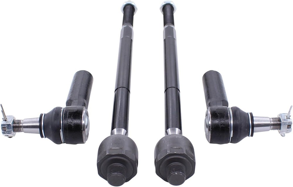 Front Inner and Outer Tie Rod Ends with Boot for Ram 1500 2013-2018