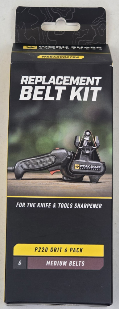 Work Sharp Knife &Tool Sharpener 6000 Grit Fine Replacement Belt Kit WSSA0002705