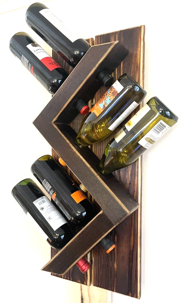Wine Rack Rustic HandMade From Wood Very Unique