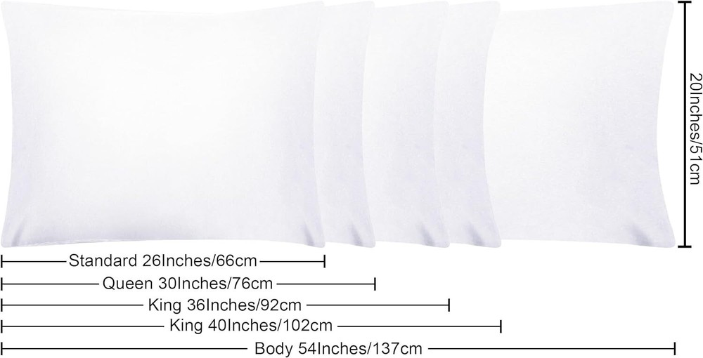 Soft King Pillowcase Set - Durable Brushed Microfiber Bedding Essentials