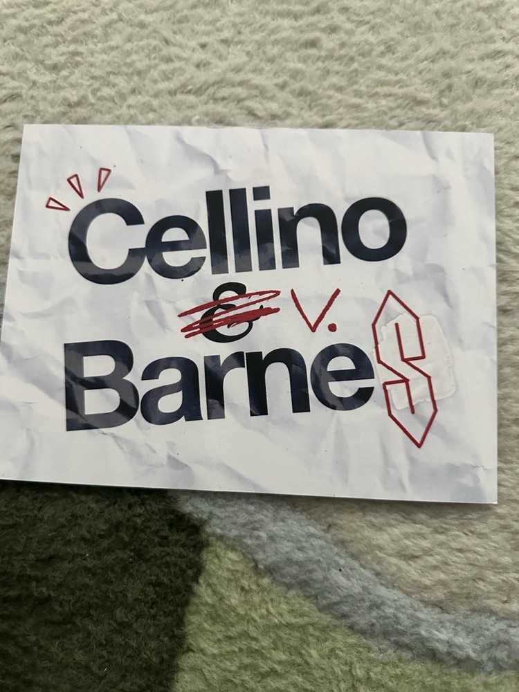 Cellino V. Barnes Off Broadway Show Program