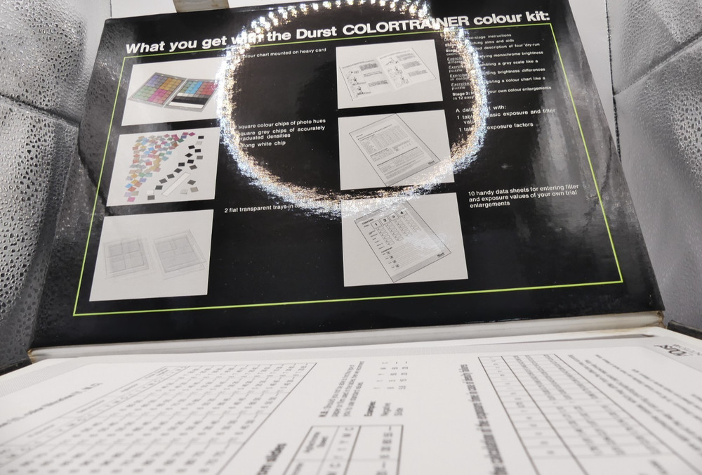 DURST COLORTRAINER KIT PROGRAMED INSTRUCTION COURSE FOR COLOUR PRINTING 1996