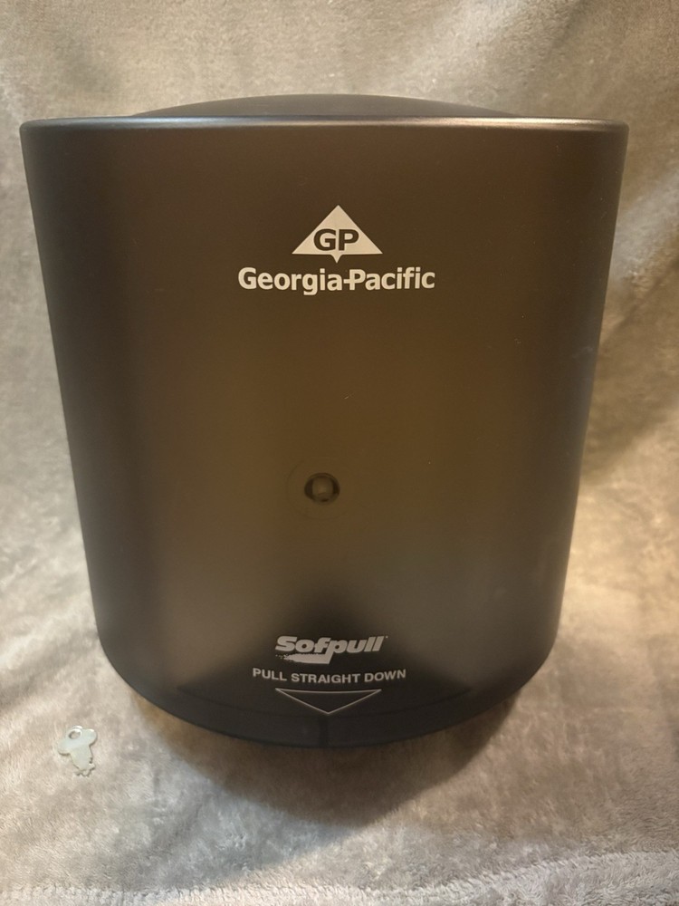 Georgia-Pacific SofPull Centerpull Paper Towel Dispenser - Translucent Smoke...