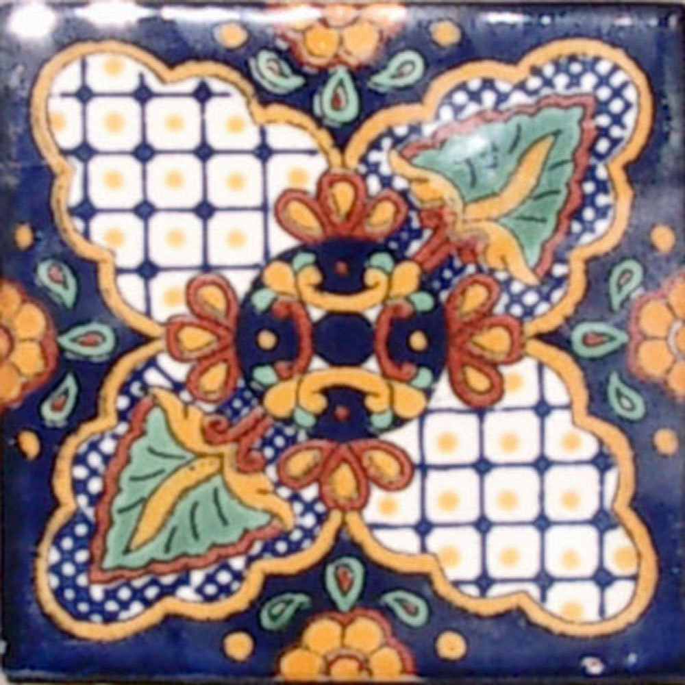 #C087 MEXICAN CERAMIC HANDMADE TALAVERA TILE SETS