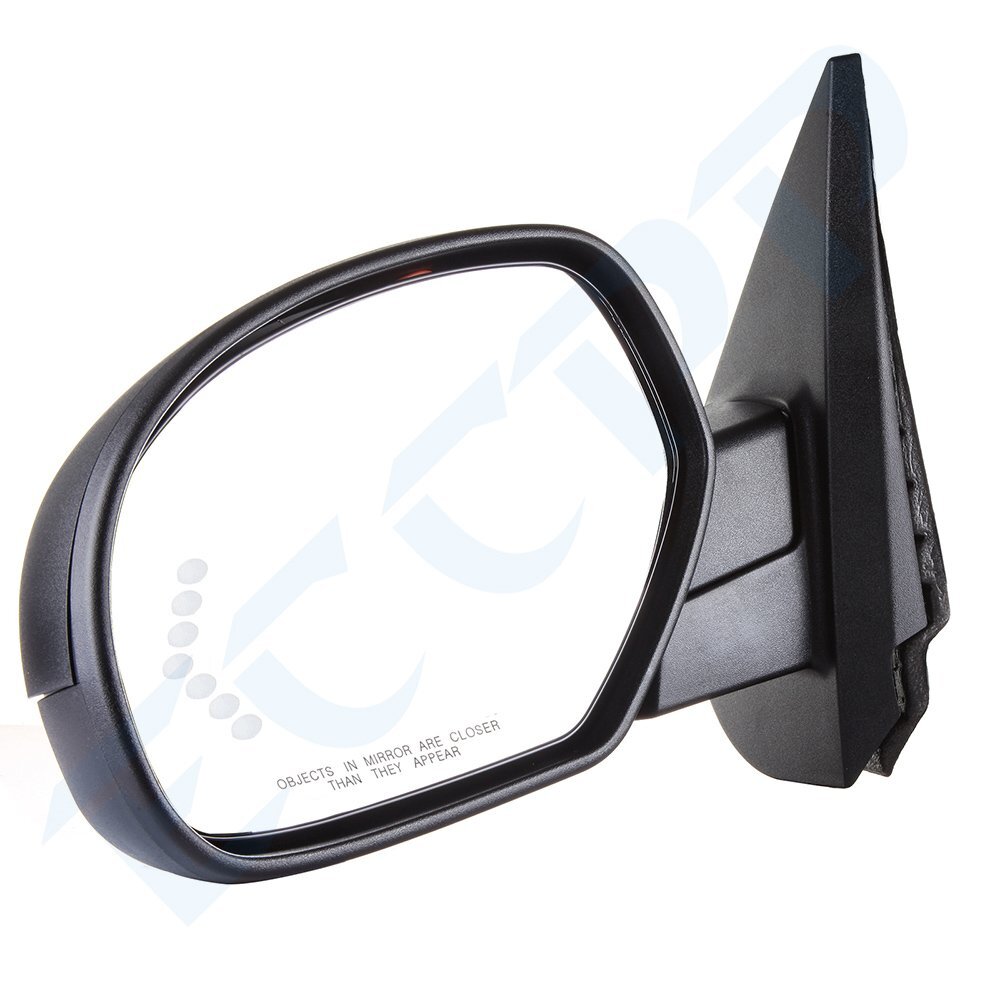 Power Fold Memory Heated Puddle Light Driver Side Mirror For 07-14 Chevrolet GMC