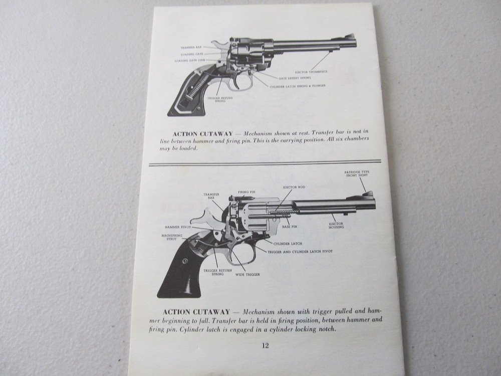 1979 Ruger Model Single Six & 1981 Advertisement + Sticker