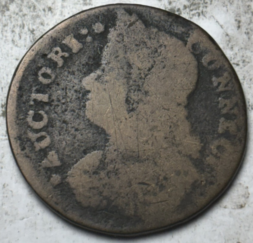 1787 Draped Bust Left Connecticut Copper Colonial Coin