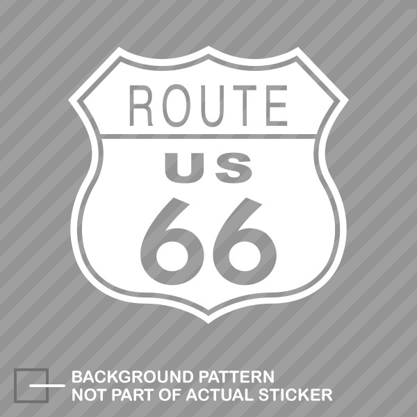US Route 66 Sticker Decal Vinyl highway