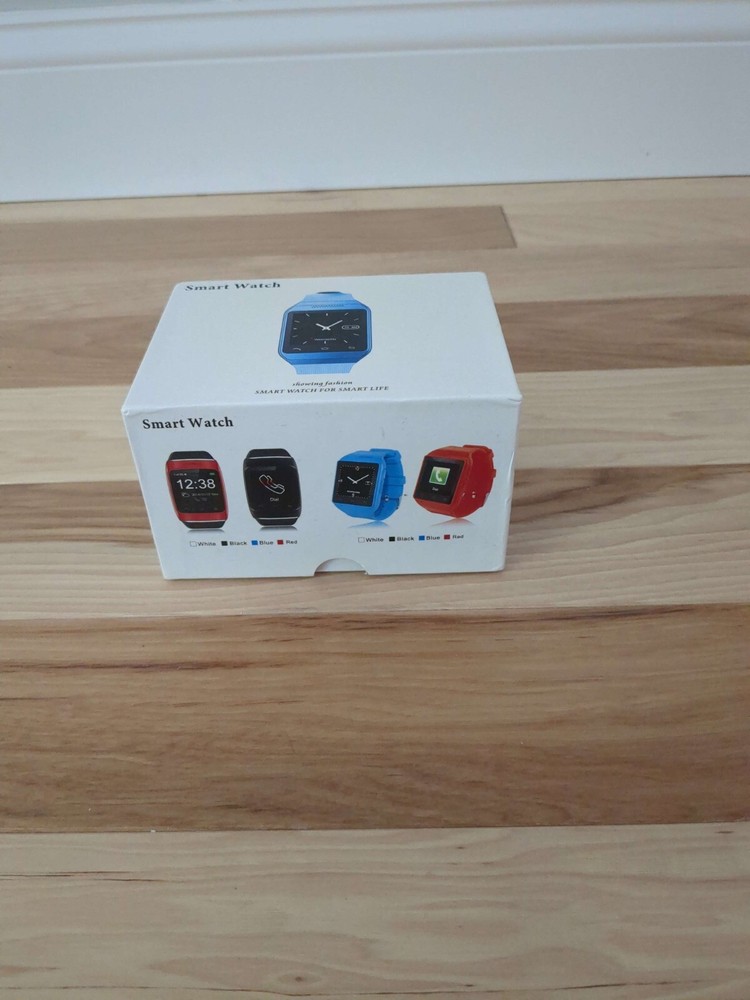 Silver & Black Generic Smart Watch