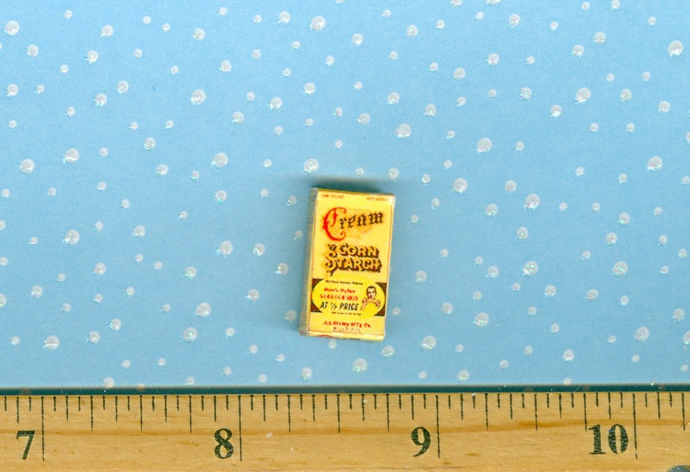 Dollhouse MINIATURE Size Corn Starch Box