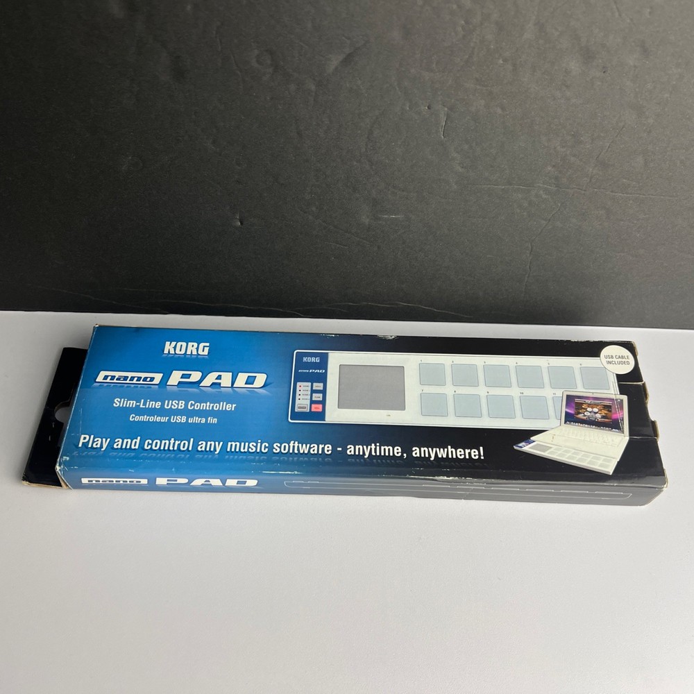 Korg nanoPAD USB Drum Controller White