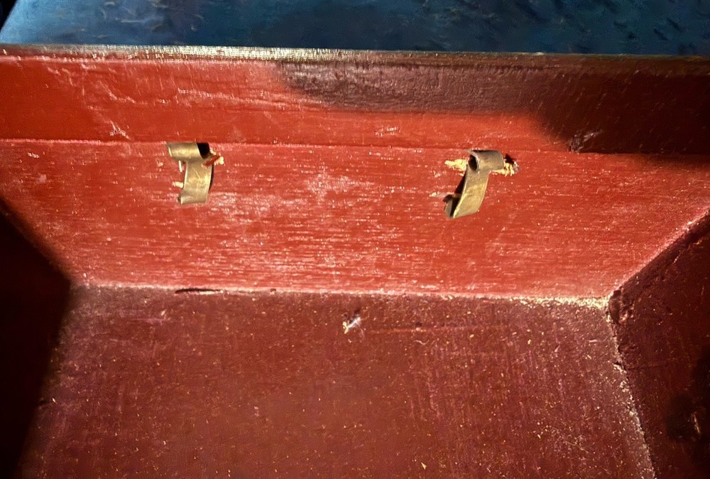 Japanese large old lacquerware box