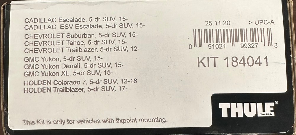 Thule Fit Kit 184041