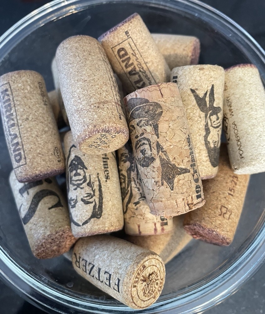 Used Wine Corks For Crafting 25 Corks Per Bag