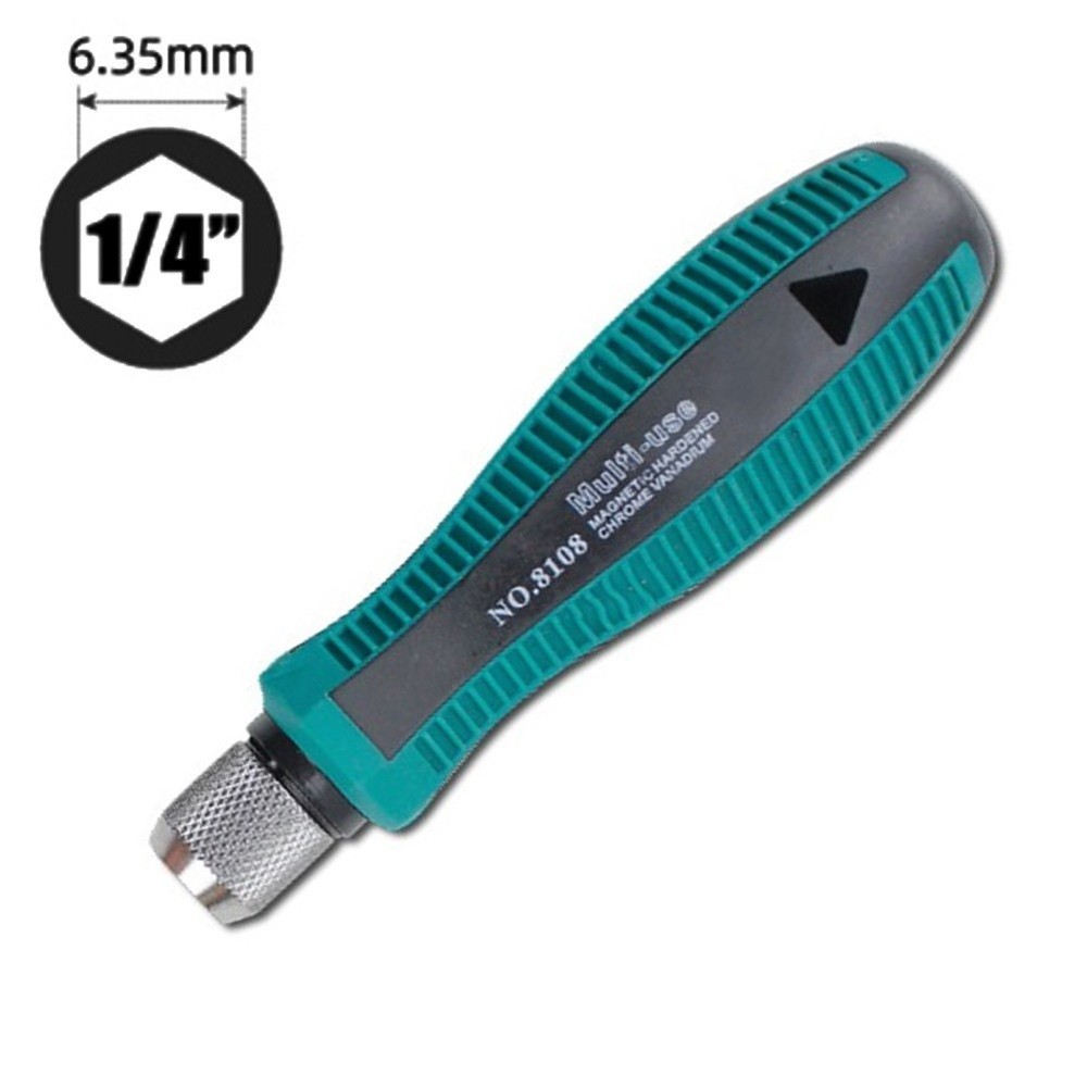 Convenient 1/4'' Adapter for Various Work Needs Hex Selflocking Handle