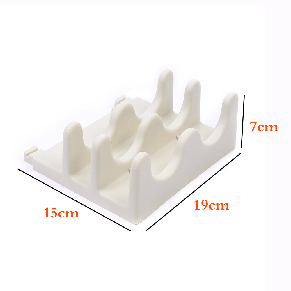 Covered Kitchen Dish Drying Rack Plastic Dustproof Drain Storage Box Utensil PP