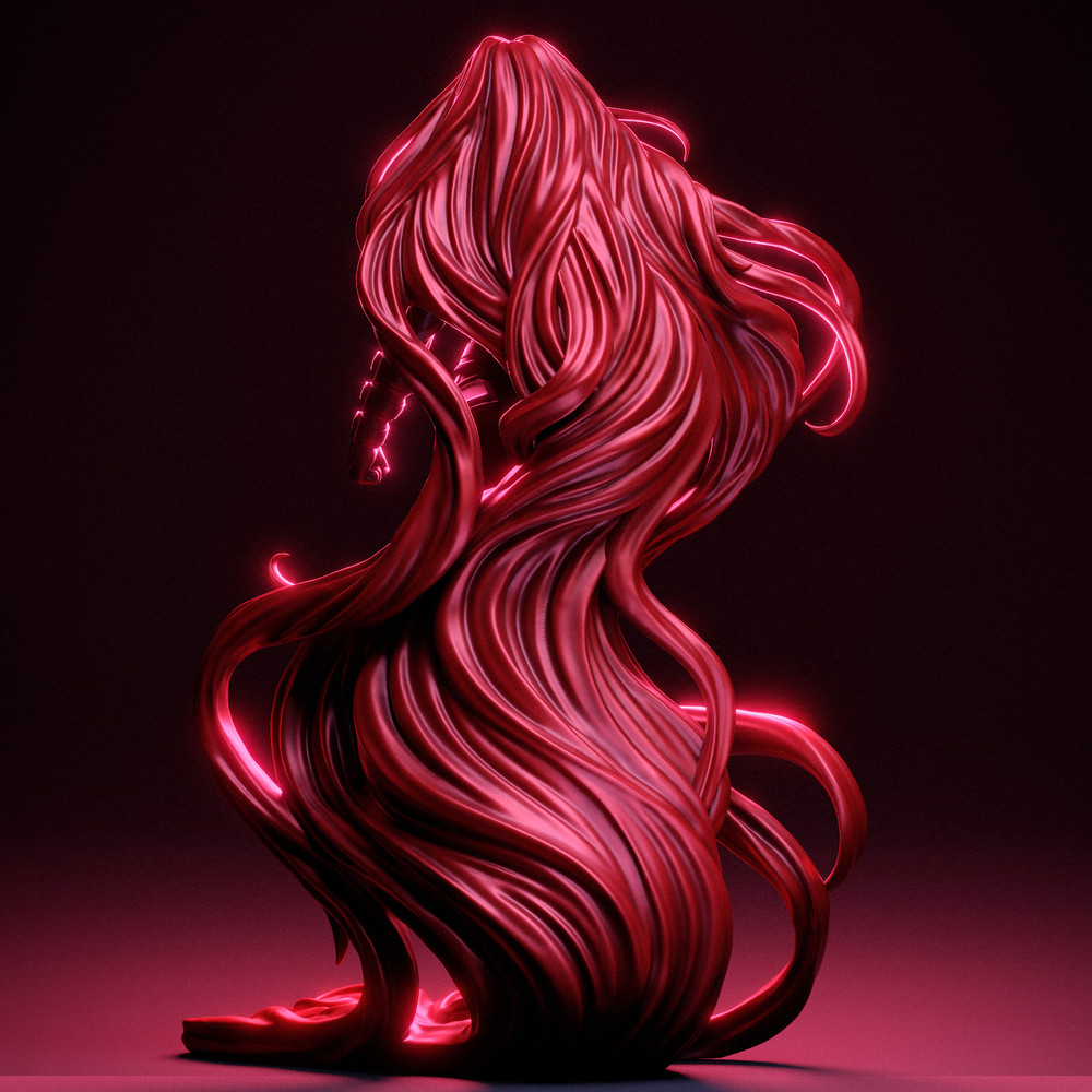 Medusa 3D Print Unpainted/Unassembled