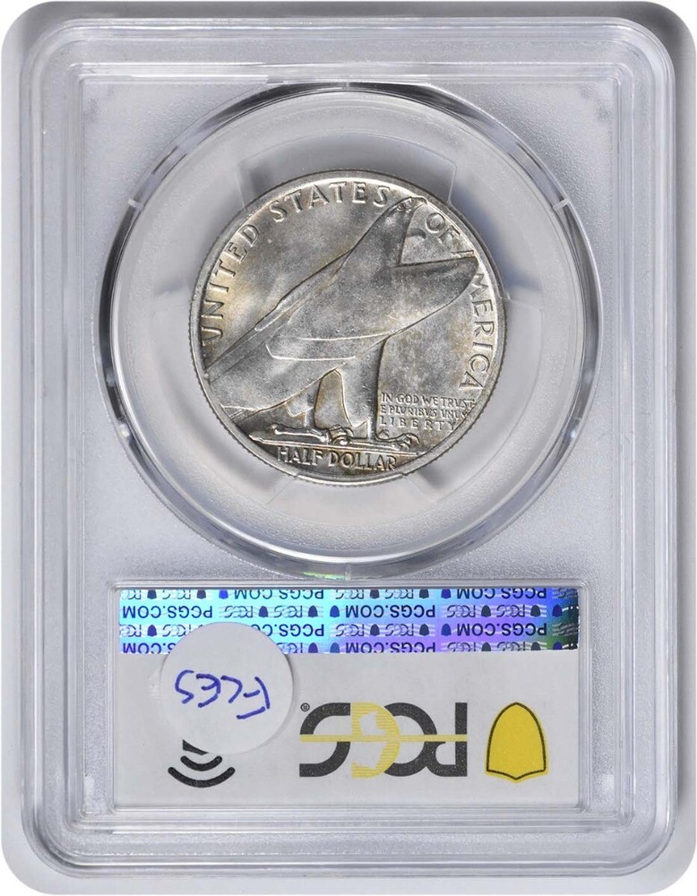 1936 Bridgeport Commemorative Silver Half MS65 PCGS