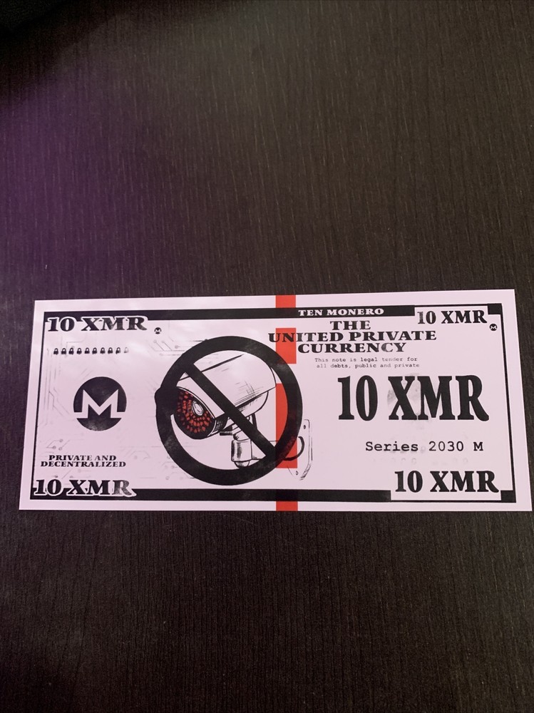Lynx Art DIY 10 Monero Paper Wallet