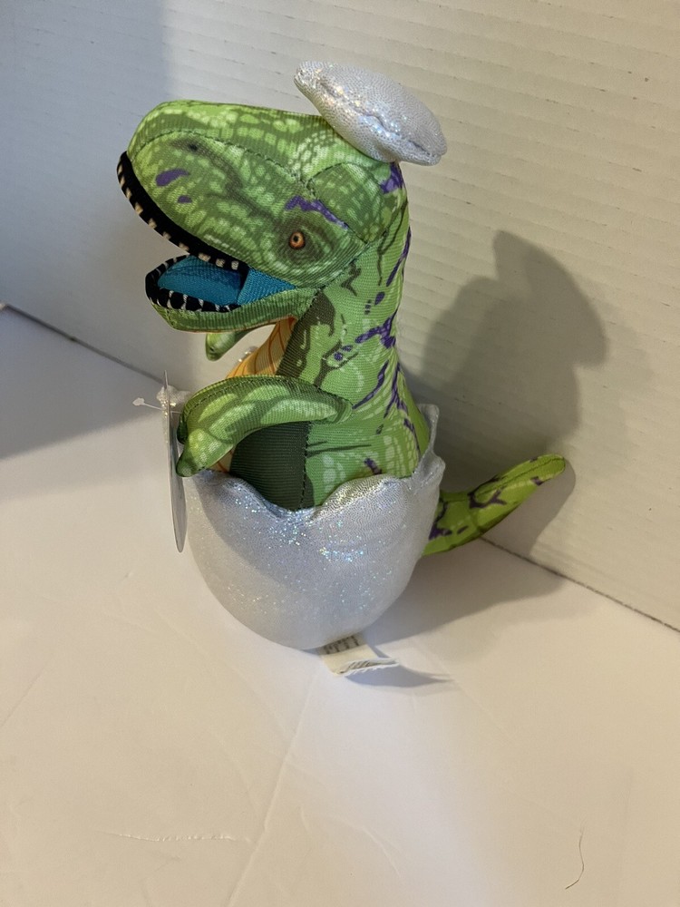 Dinasaur Hatching From Egg Plush