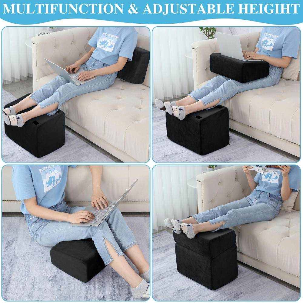 ROYALAY Adjustable Foot Rest Under Desk - High-Density Foam Ergonomic Support