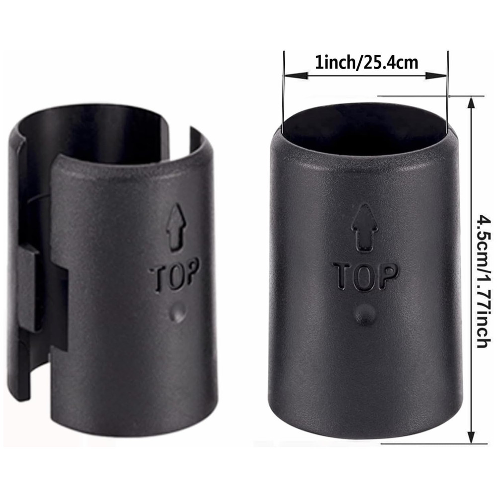Wire Shelf Lock Clips 40 Pack 1" Post Heavy Duty Replacement Shelving