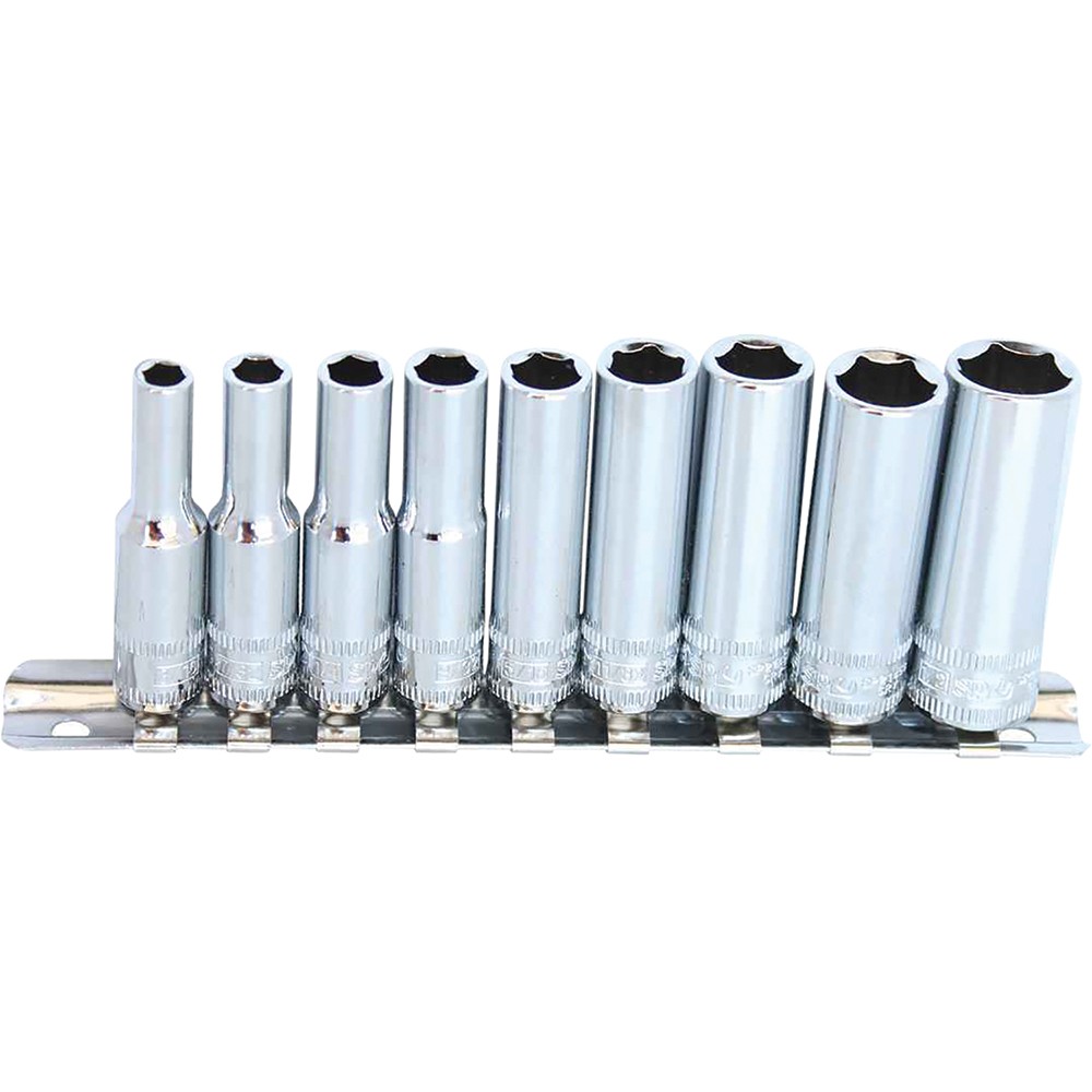 9PC 1/4" DRIVE 6PT SAE DEEP SOCKET RAIL SPU-SP20141