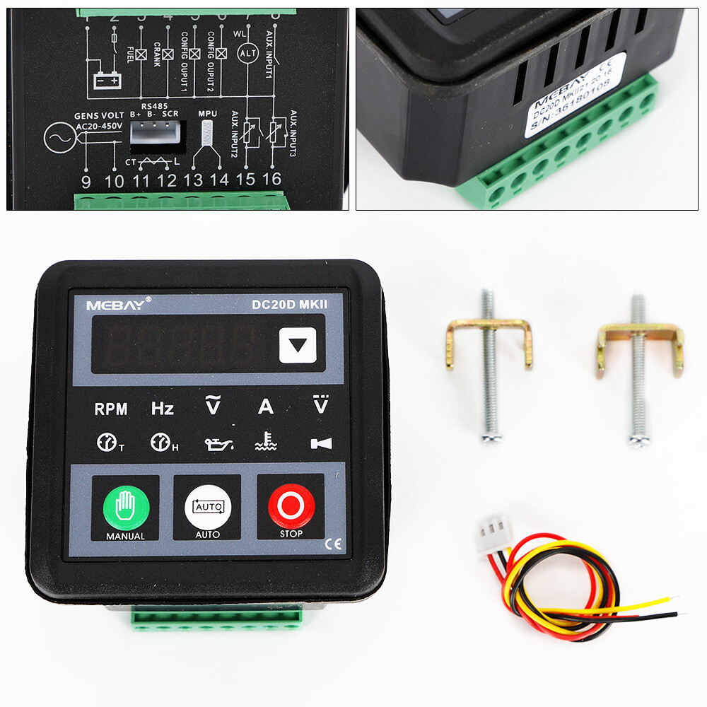DC20D MKII Genset Controller Module Control Panel for Engine or Generator