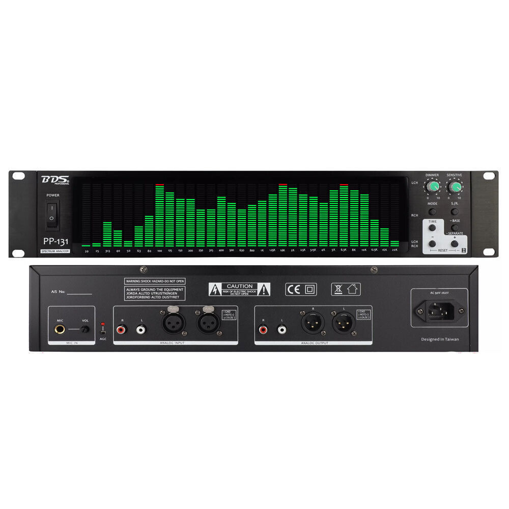 BDS PP-131 Digital Audio Spectrum Analyzer Display Indicator 2U Meter 31-Segment