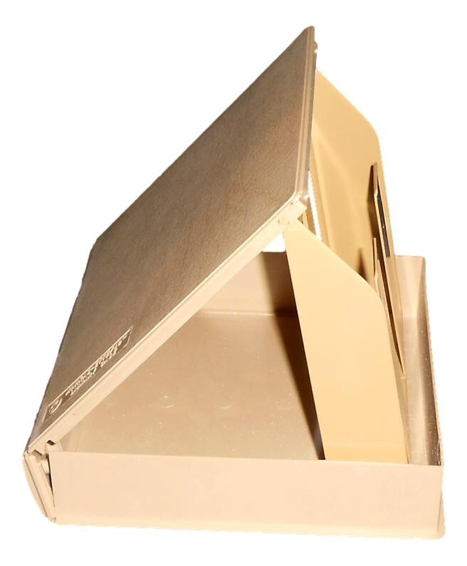 5.25" Floppy Disc Beige Storage Case / Library Case / Holds Up To 10 Disk!